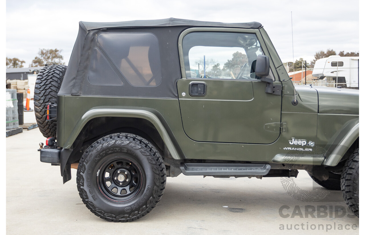 12/2006 Jeep Wrangler 65th Anniversary Edition (4x4) TJ 2d Softtop Green 4.0L