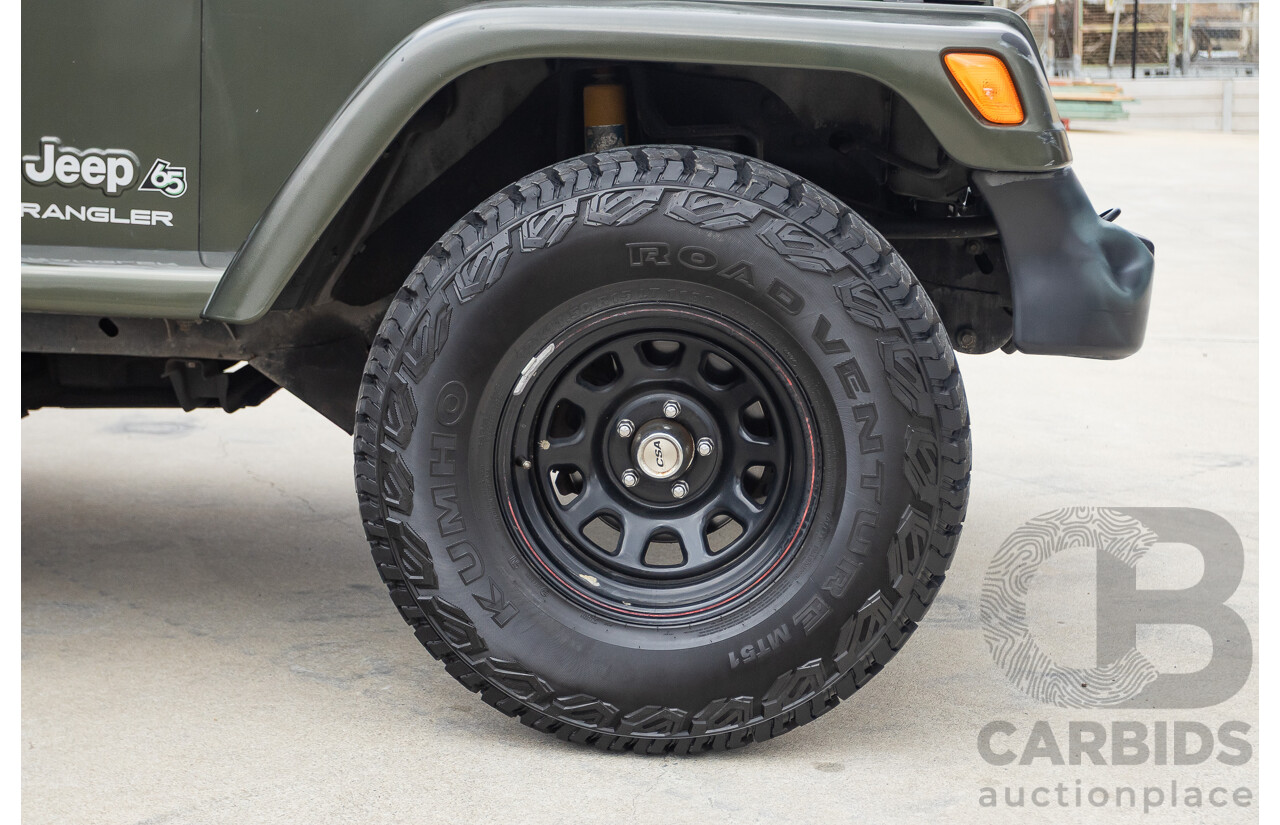 12/2006 Jeep Wrangler 65th Anniversary Edition (4x4) TJ 2d Softtop Green 4.0L