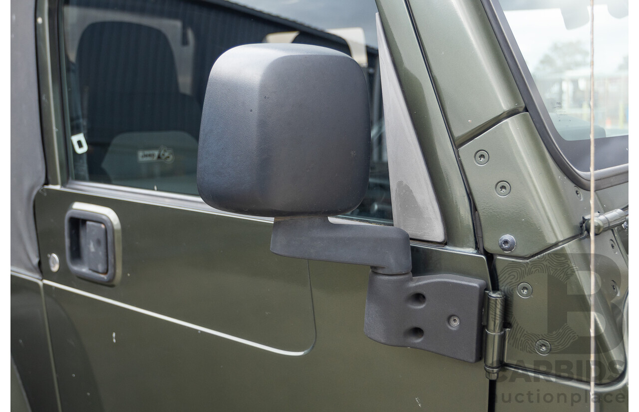 12/2006 Jeep Wrangler 65th Anniversary Edition (4x4) TJ 2d Softtop Green 4.0L