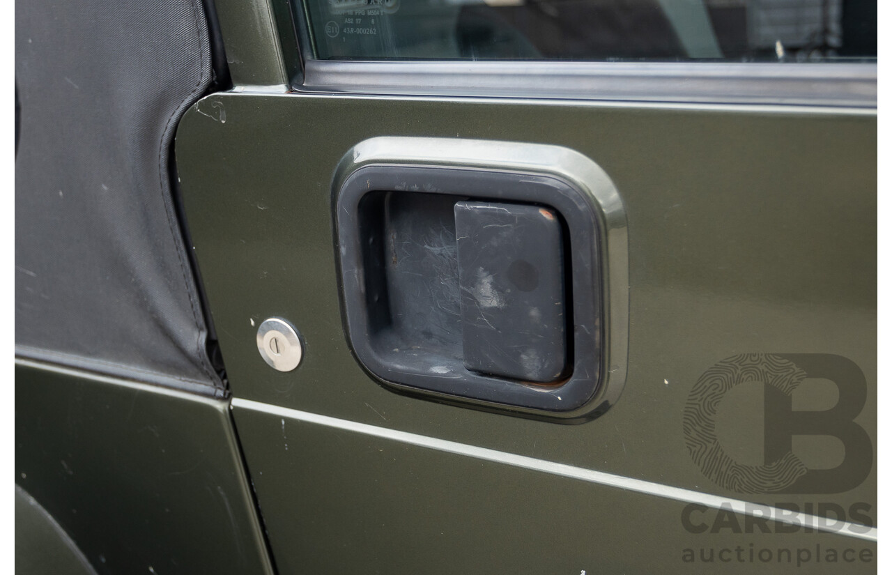 12/2006 Jeep Wrangler 65th Anniversary Edition (4x4) TJ 2d Softtop Green 4.0L