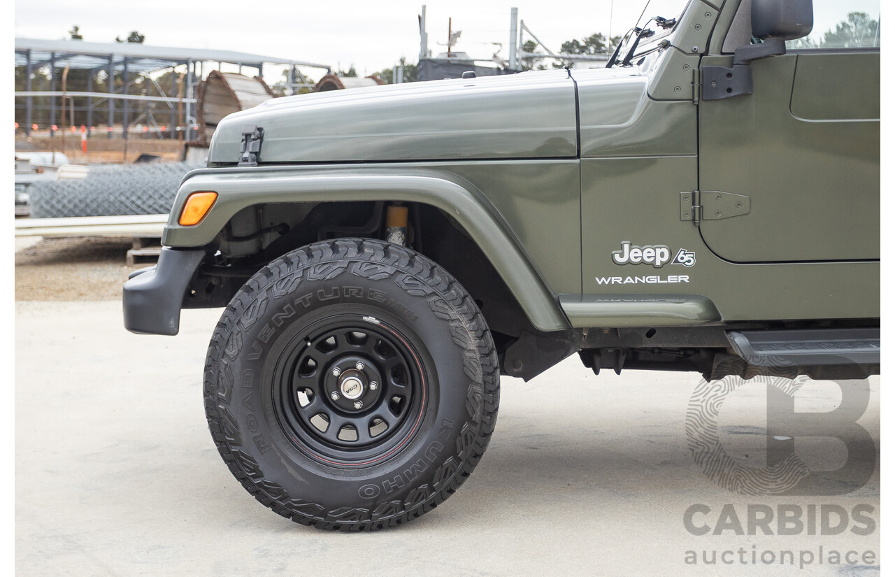 12/2006 Jeep Wrangler 65th Anniversary Edition (4x4) TJ 2d Softtop Green 4.0L