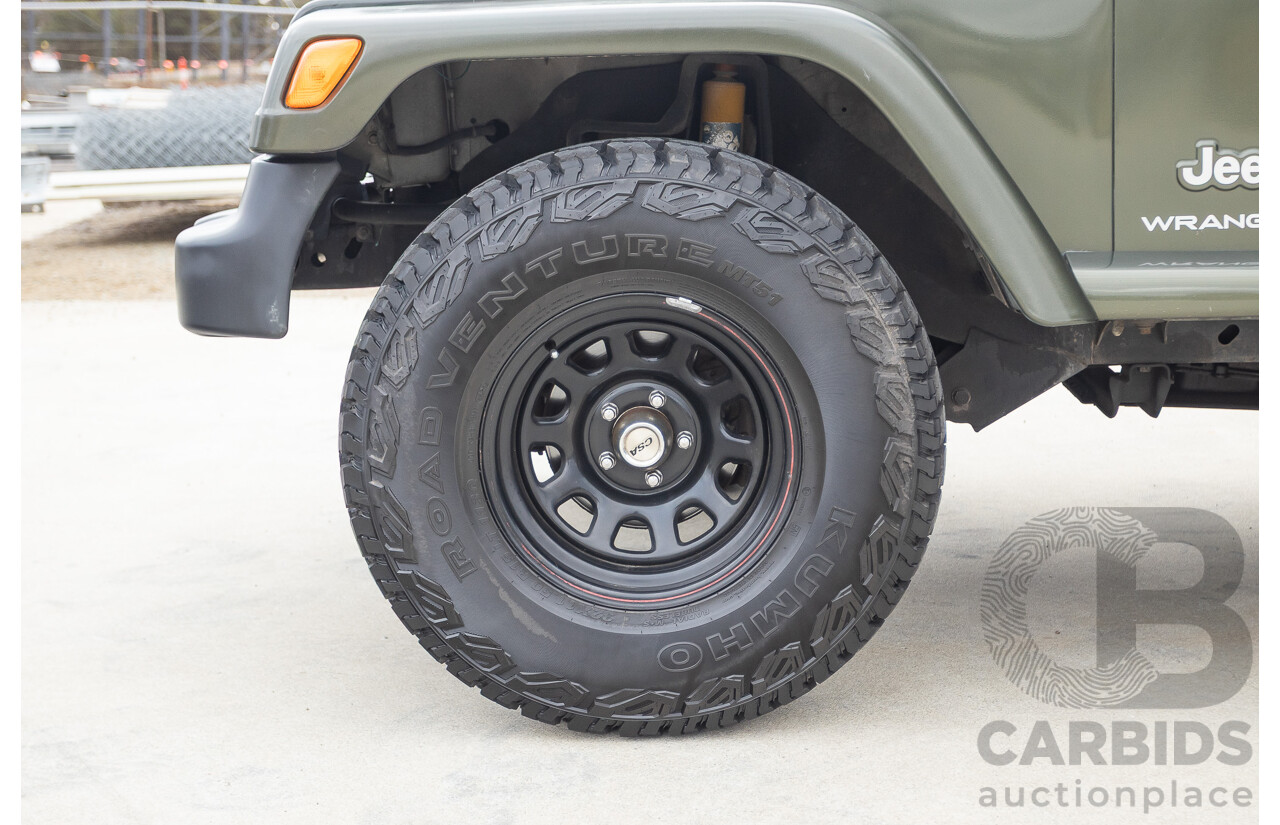 12/2006 Jeep Wrangler 65th Anniversary Edition (4x4) TJ 2d Softtop Green 4.0L