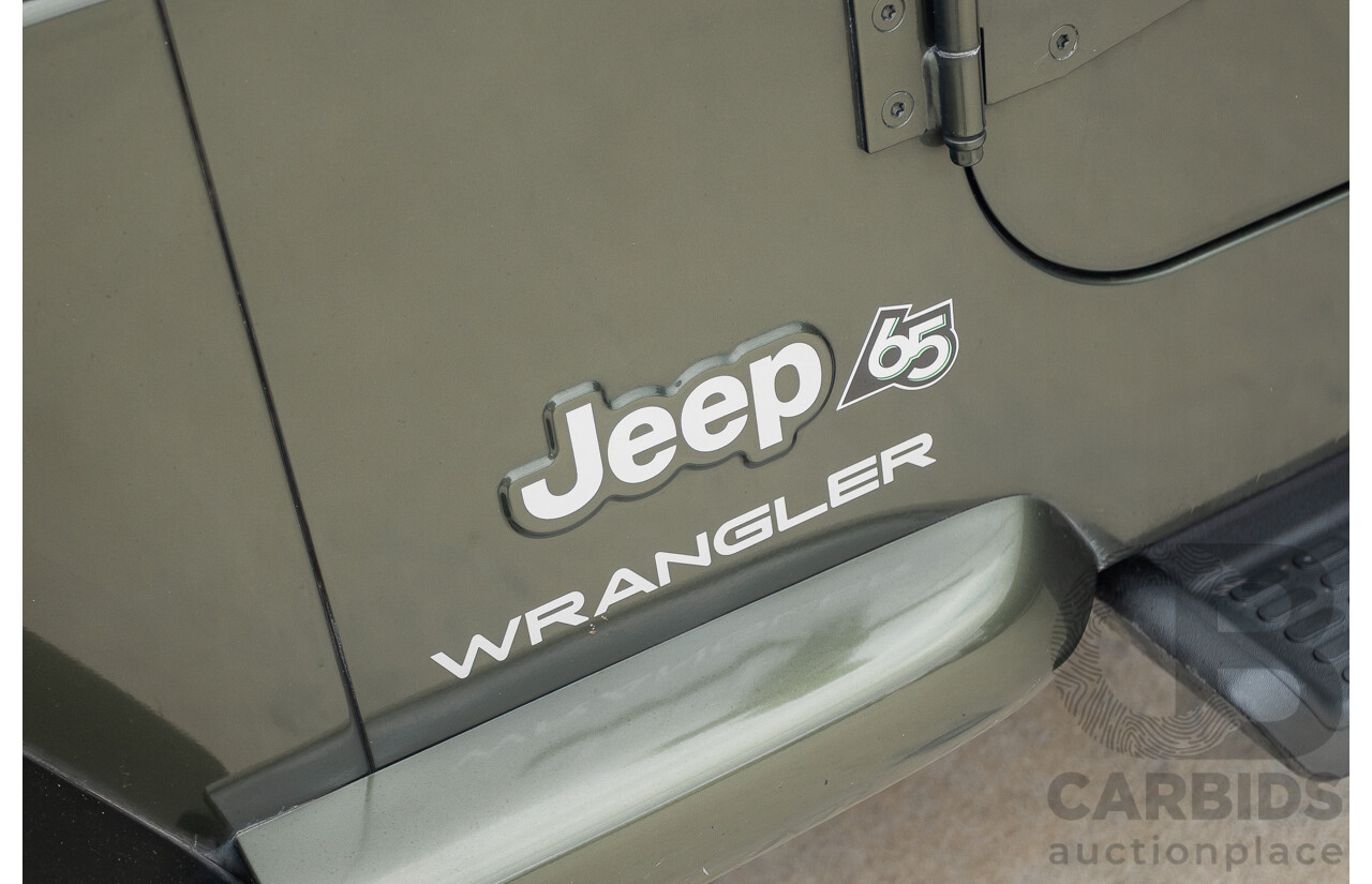 12/2006 Jeep Wrangler 65th Anniversary Edition (4x4) TJ 2d Softtop Green 4.0L