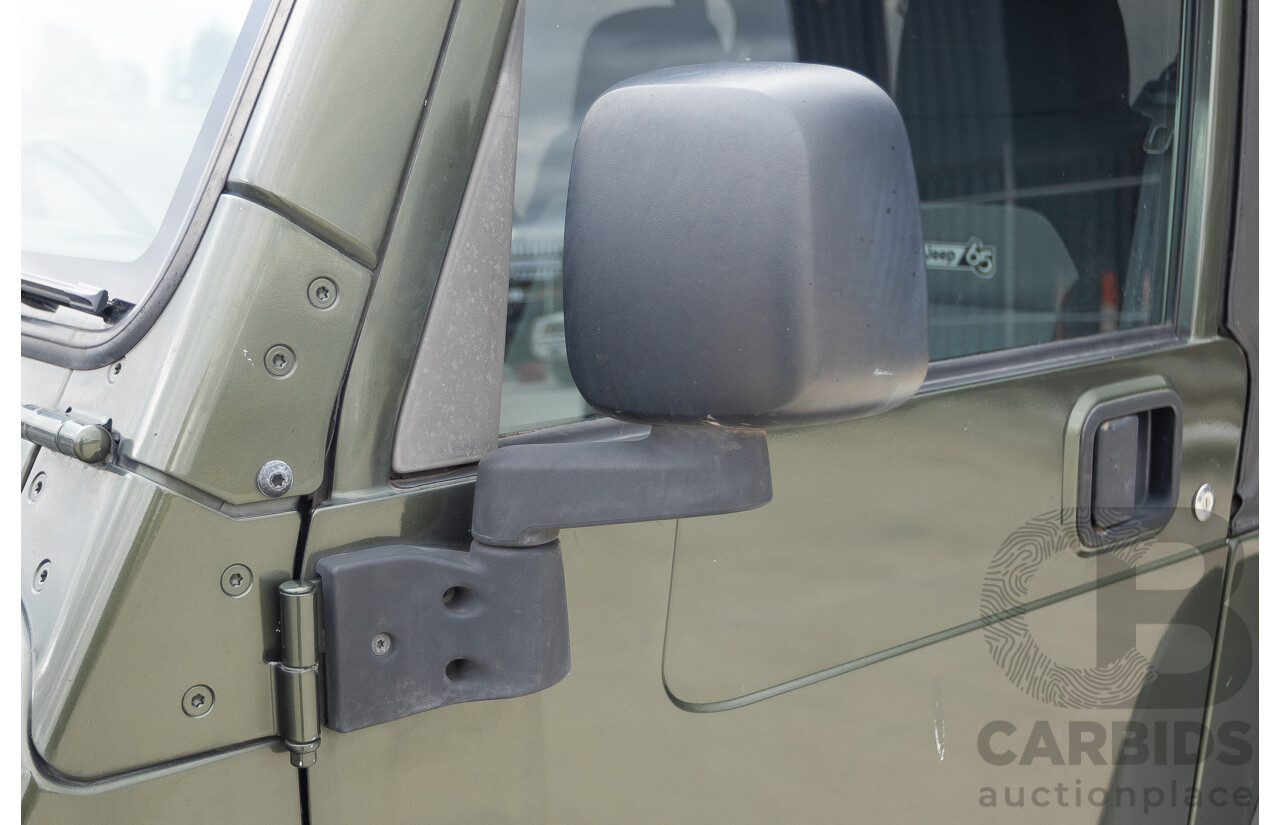 12/2006 Jeep Wrangler 65th Anniversary Edition (4x4) TJ 2d Softtop Green 4.0L