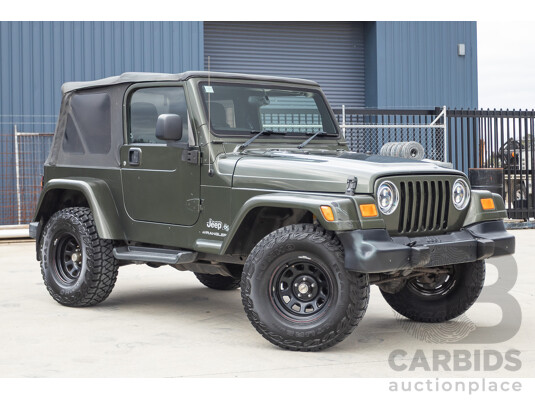 12/2006 Jeep Wrangler 65th Anniversary Edition (4x4) TJ 2d Softtop Green 4.0L