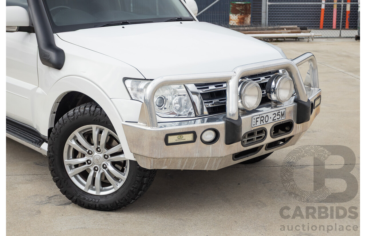 1/2013 Mitsubishi Pajero VR-X LWB (4x4) NW MY13 4d Wagon White Turbo Diesel 3.2L