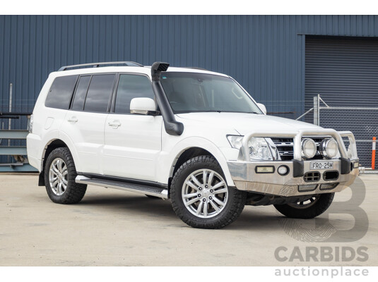 1/2013 Mitsubishi Pajero VR-X LWB (4x4) NW MY13 4d Wagon White Turbo Diesel 3.2L