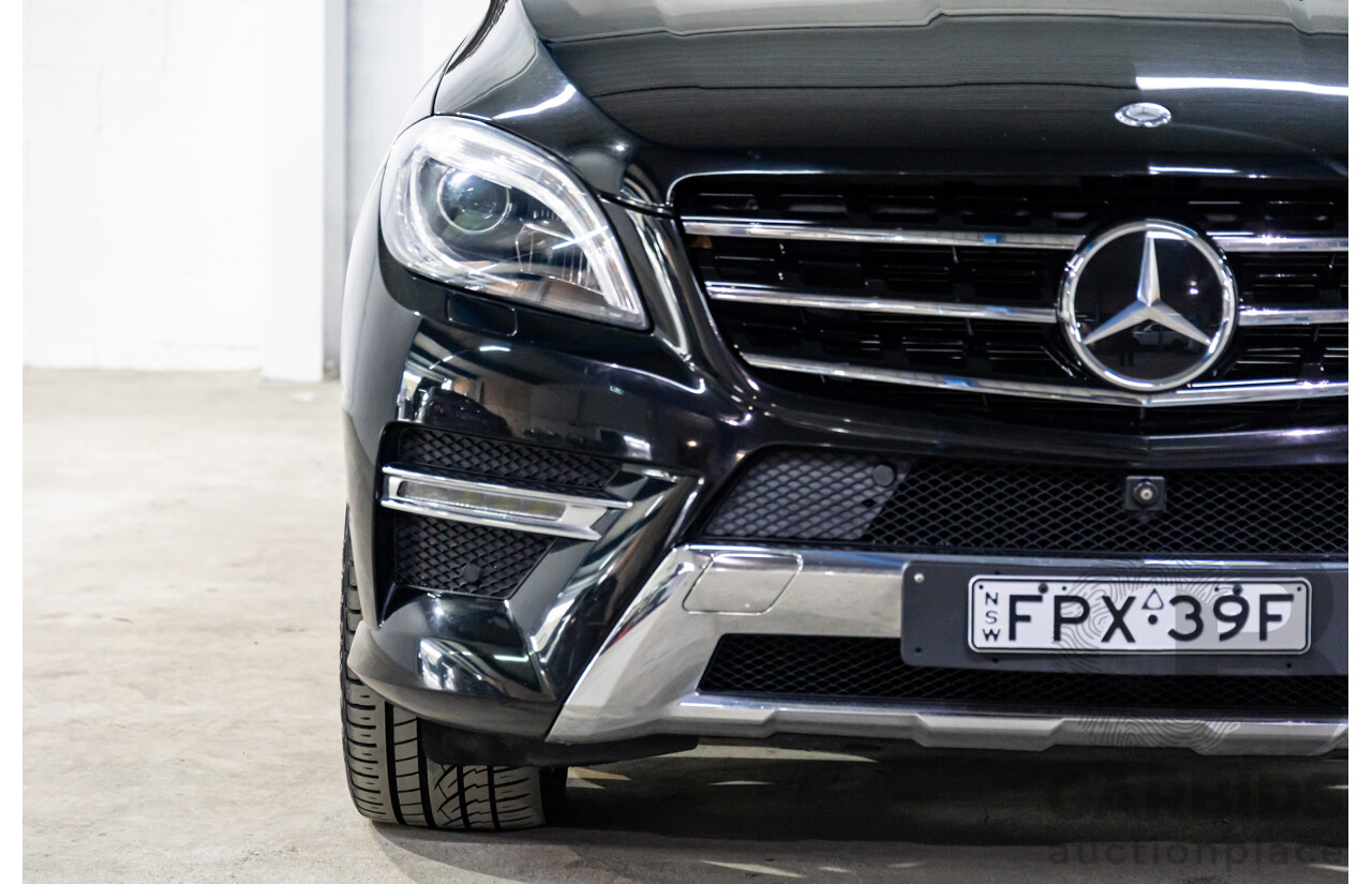 10/2014 Mercedes-Benz ML400 (4x4) 166 MY14 4d Wagon Black Obsidian Metallic Twin Turbo V6 3.0L