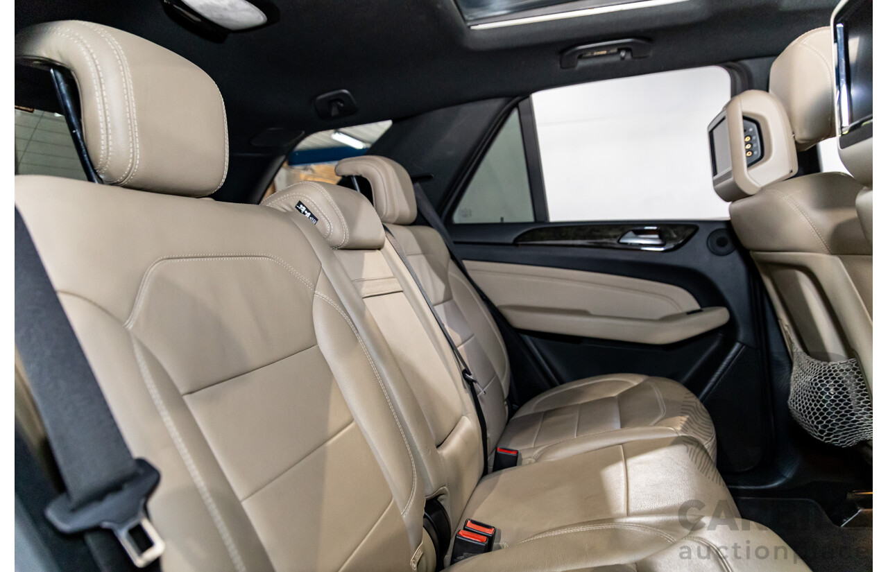 10/2014 Mercedes-Benz ML400 (4x4) 166 MY14 4d Wagon Black Obsidian Metallic Twin Turbo V6 3.0L