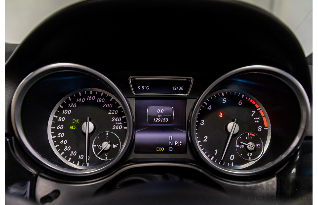 10/2014 Mercedes-Benz ML400 (4x4) 166 MY14 4d Wagon Black Obsidian Metallic Twin Turbo V6 3.0L