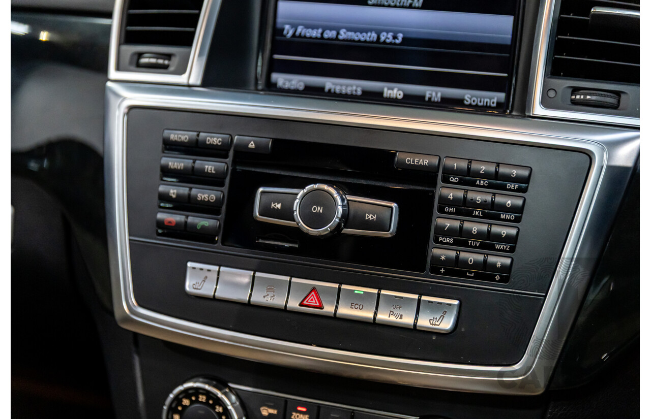 10/2014 Mercedes-Benz ML400 (4x4) 166 MY14 4d Wagon Black Obsidian Metallic Twin Turbo V6 3.0L