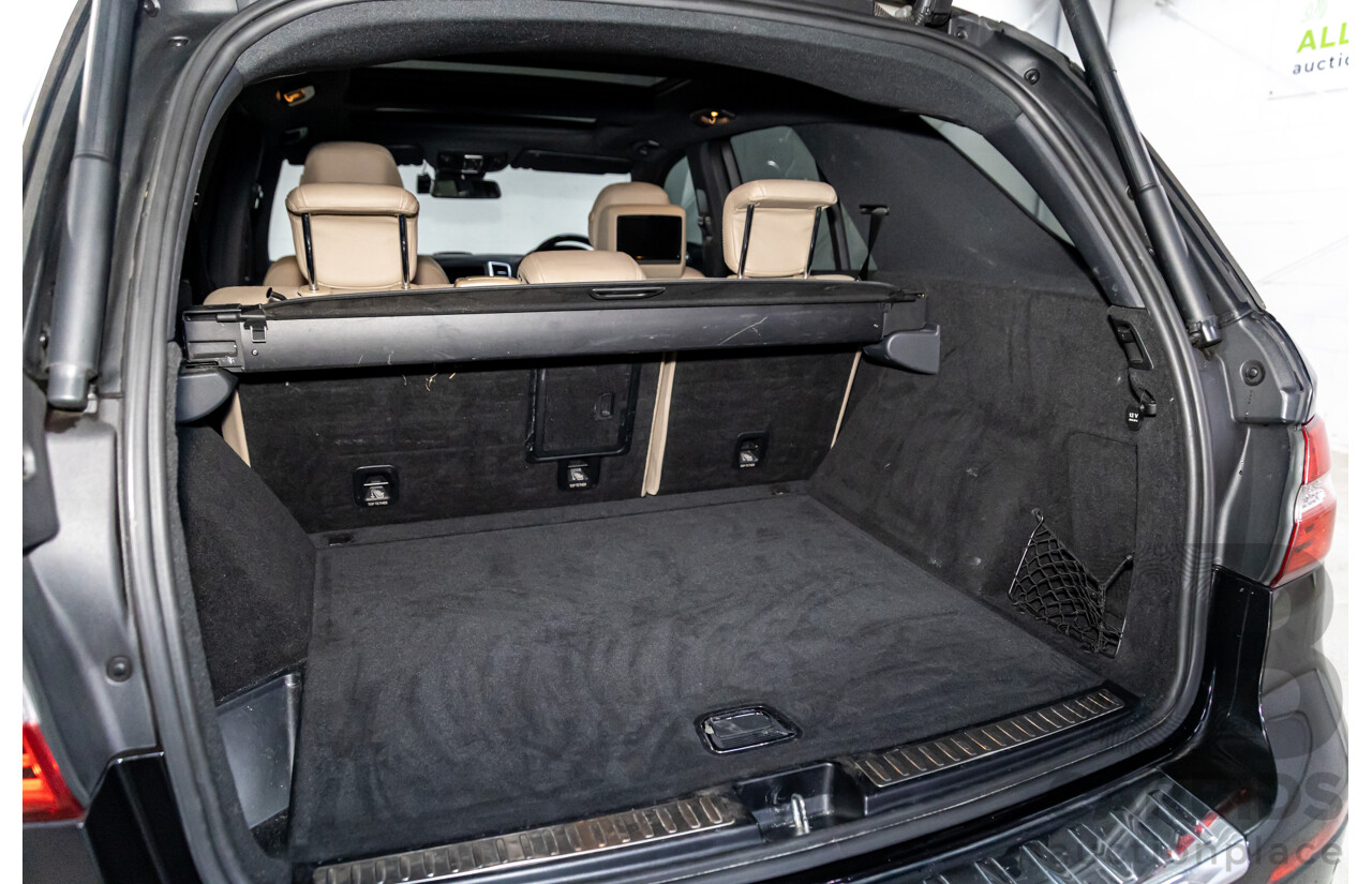 10/2014 Mercedes-Benz ML400 (4x4) 166 MY14 4d Wagon Black Obsidian Metallic Twin Turbo V6 3.0L