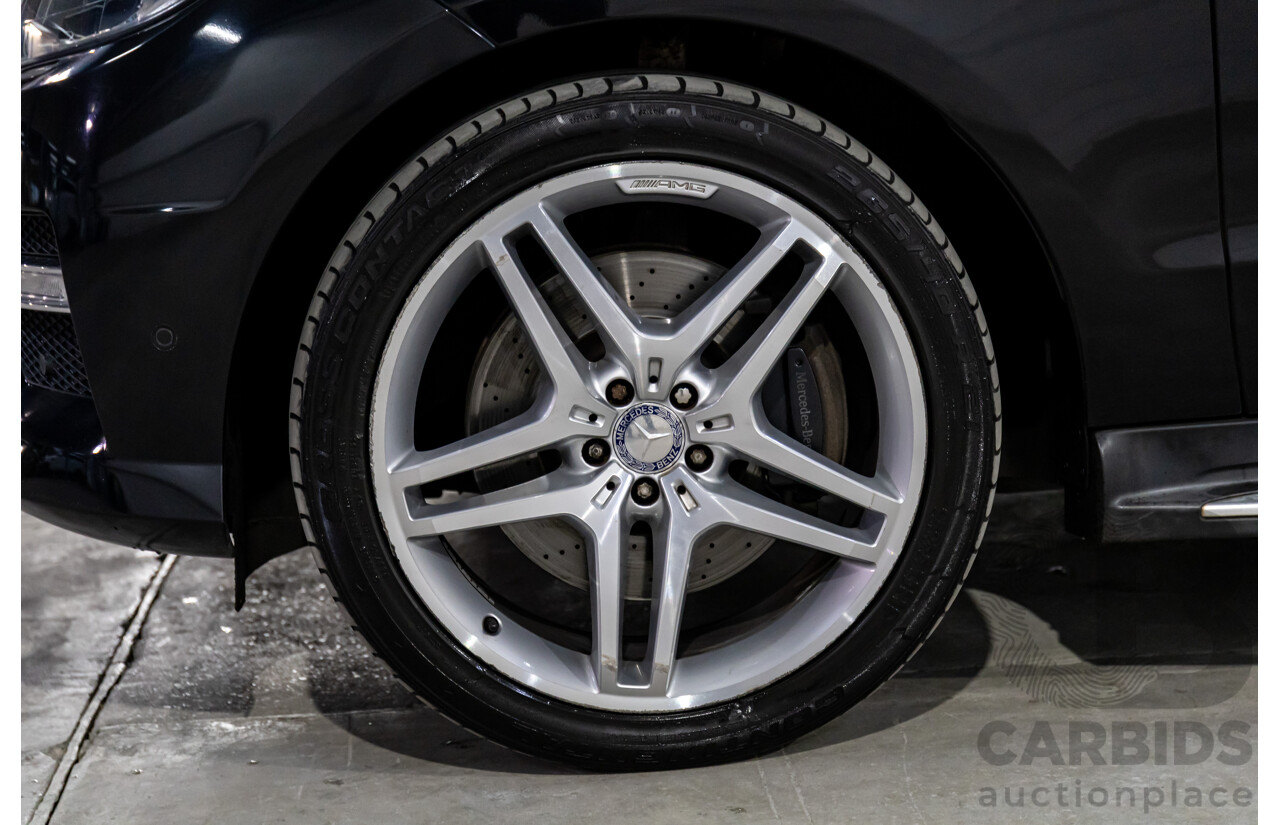 10/2014 Mercedes-Benz ML400 (4x4) 166 MY14 4d Wagon Black Obsidian Metallic Twin Turbo V6 3.0L