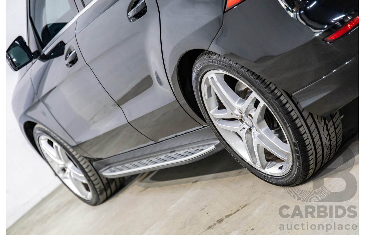 10/2014 Mercedes-Benz ML400 (4x4) 166 MY14 4d Wagon Black Obsidian Metallic Twin Turbo V6 3.0L