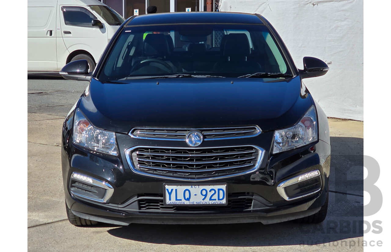 9/2016 Holden Cruze Z-Series JH MY14 4d Sedan Black 1.8L