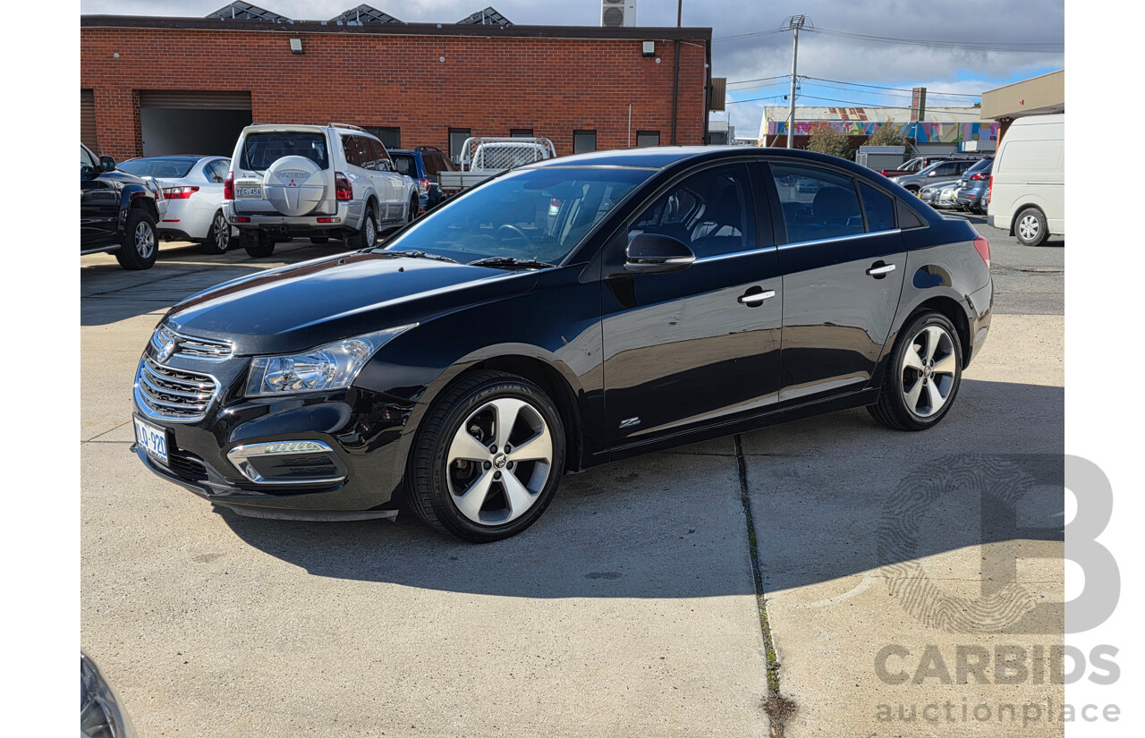 9/2016 Holden Cruze Z-Series JH MY14 4d Sedan Black 1.8L
