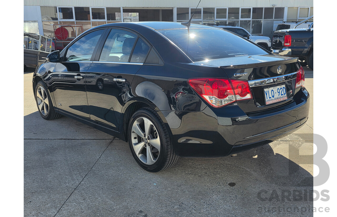 9/2016 Holden Cruze Z-Series JH MY14 4d Sedan Black 1.8L