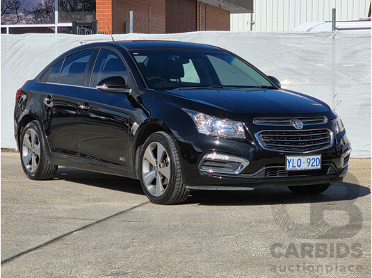 9/2016 Holden Cruze Z-Series JH MY14 4d Sedan Black 1.8L