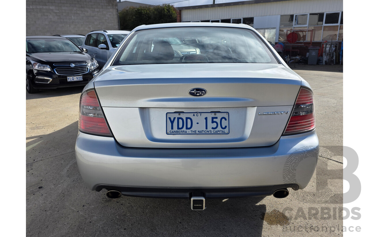 2/2004 Subaru Liberty 2.0i MY04 4d Sedan Silver 2.0L