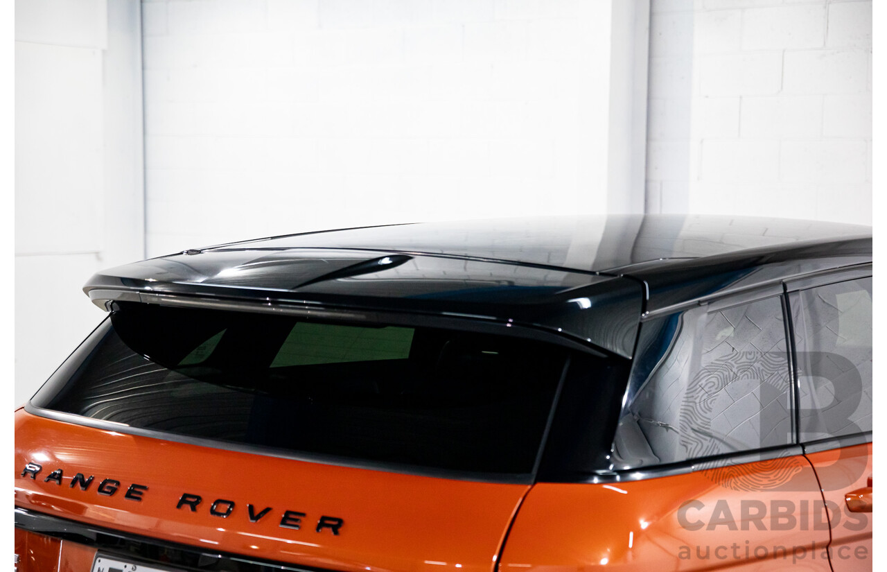04/2016 Range Rover Evoque Td4 180 HSE Dynamic (AWD) LV MY16.5 5d Wagon Phoenix Orange Mica Metallic Turbo Diesel 2.0L