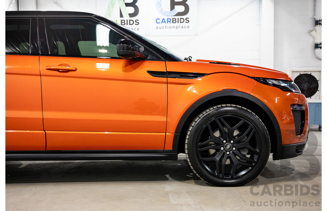 04/2016 Range Rover Evoque Td4 180 HSE Dynamic (AWD) LV MY16.5 5d Wagon Phoenix Orange Mica Metallic Turbo Diesel 2.0L