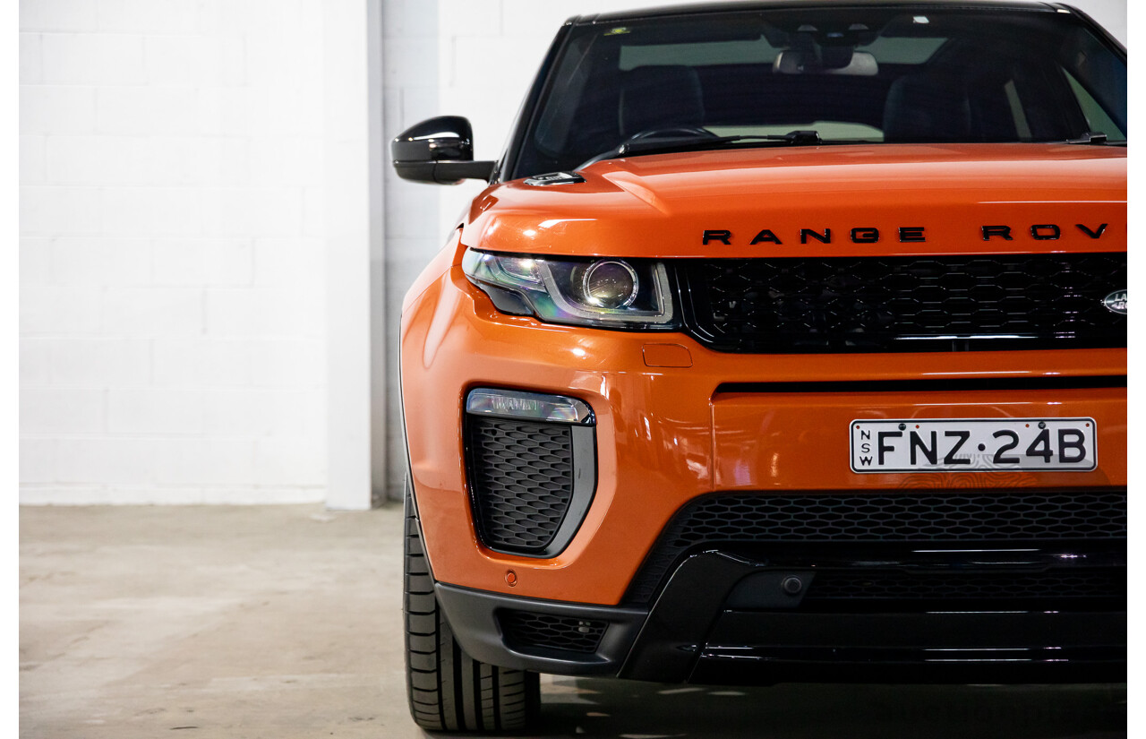 04/2016 Range Rover Evoque Td4 180 HSE Dynamic (AWD) LV MY16.5 5d Wagon Phoenix Orange Mica Metallic Turbo Diesel 2.0L
