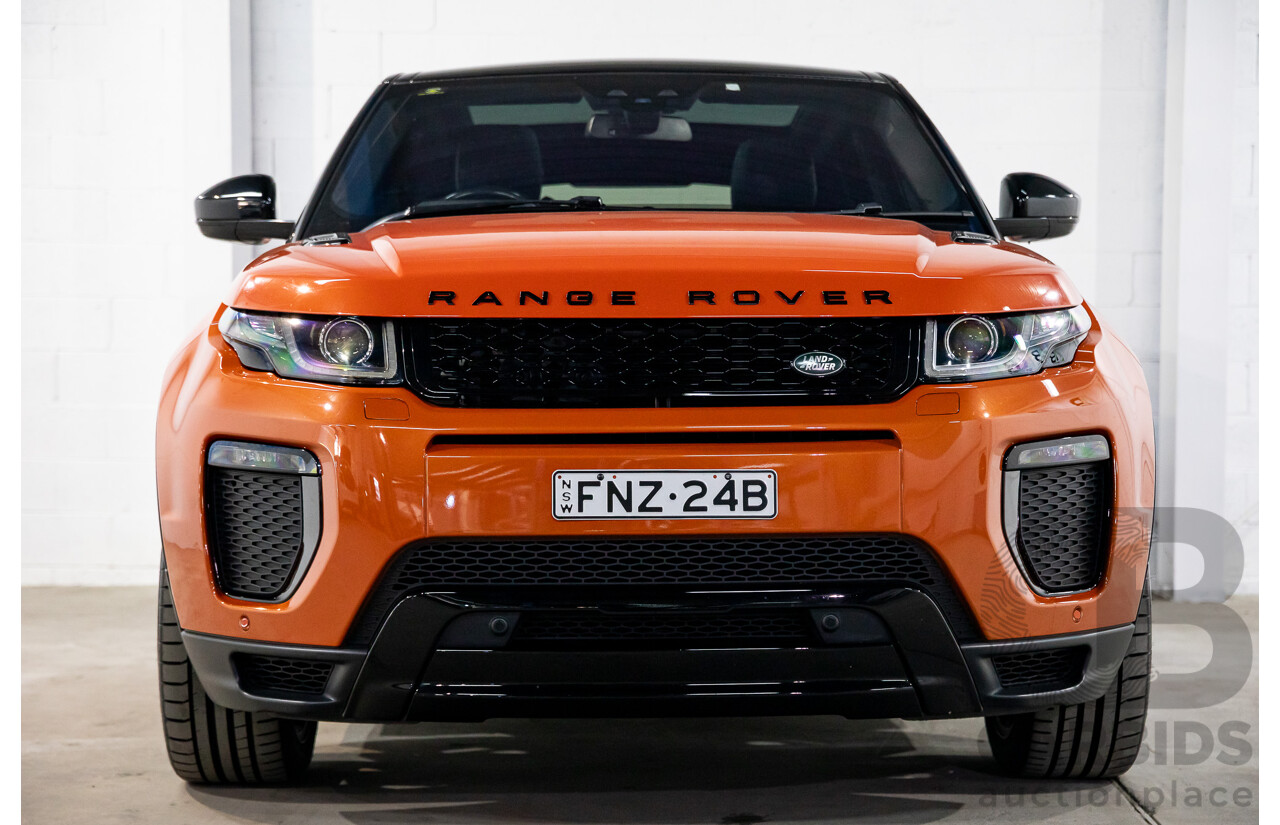 04/2016 Range Rover Evoque Td4 180 HSE Dynamic (AWD) LV MY16.5 5d Wagon Phoenix Orange Mica Metallic Turbo Diesel 2.0L