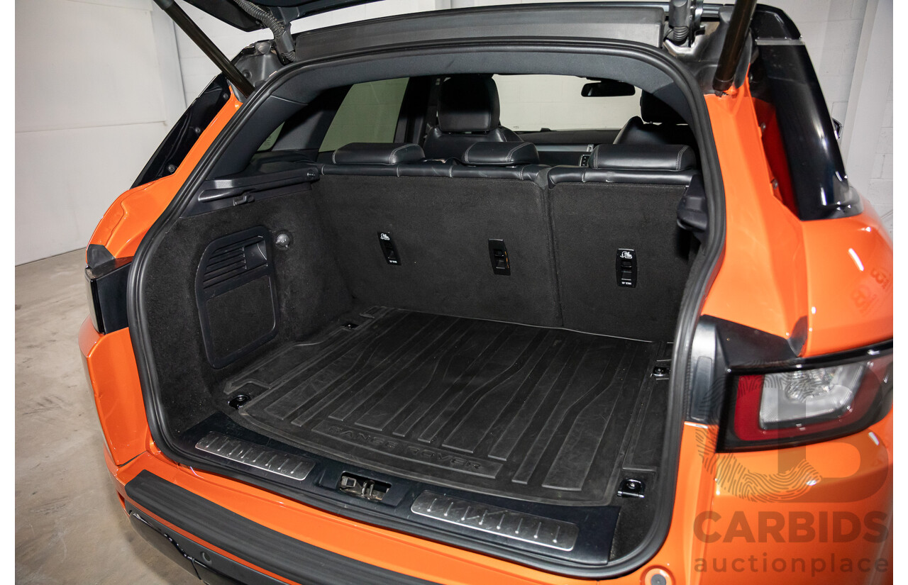 04/2016 Range Rover Evoque Td4 180 HSE Dynamic (AWD) LV MY16.5 5d Wagon Phoenix Orange Mica Metallic Turbo Diesel 2.0L