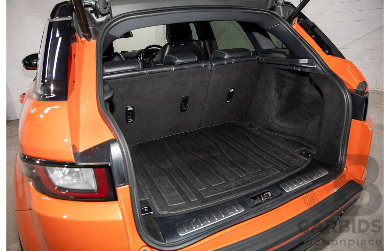 04/2016 Range Rover Evoque Td4 180 HSE Dynamic (AWD) LV MY16.5 5d Wagon Phoenix Orange Mica Metallic Turbo Diesel 2.0L