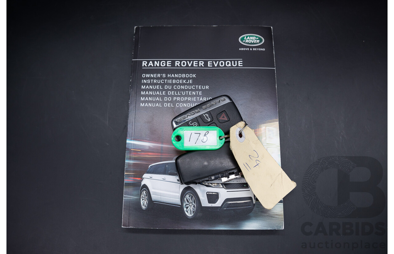 04/2016 Range Rover Evoque Td4 180 HSE Dynamic (AWD) LV MY16.5 5d Wagon Phoenix Orange Mica Metallic Turbo Diesel 2.0L