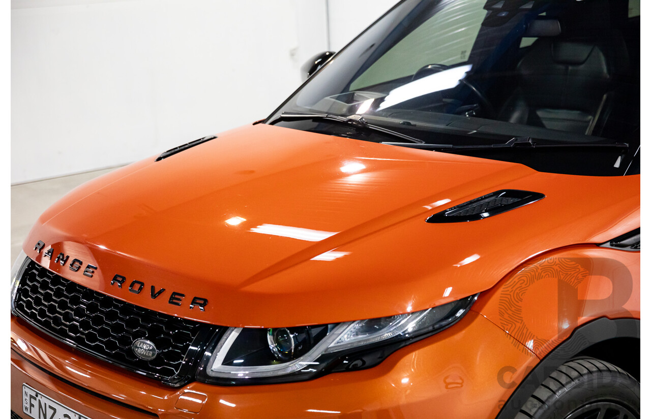 04/2016 Range Rover Evoque Td4 180 HSE Dynamic (AWD) LV MY16.5 5d Wagon Phoenix Orange Mica Metallic Turbo Diesel 2.0L
