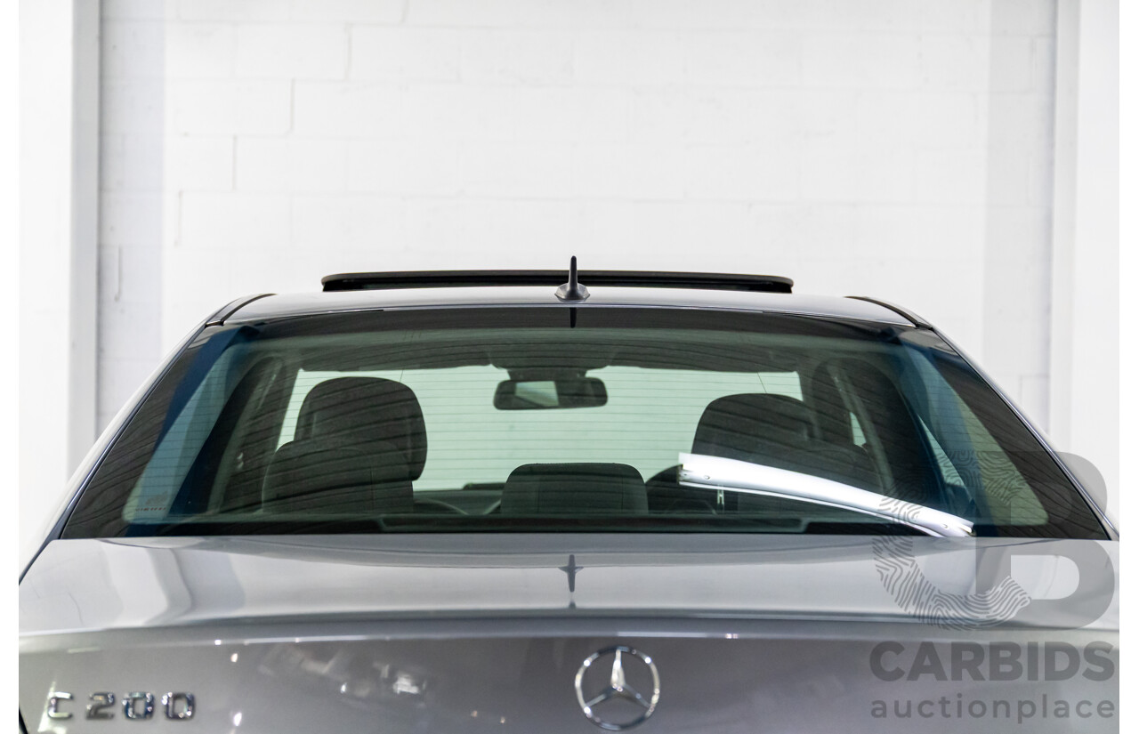 6/2011 Mercedes-Benz C200 CGI W204 MY10 4d Sedan Palladium Silver Turbo 1.8L
