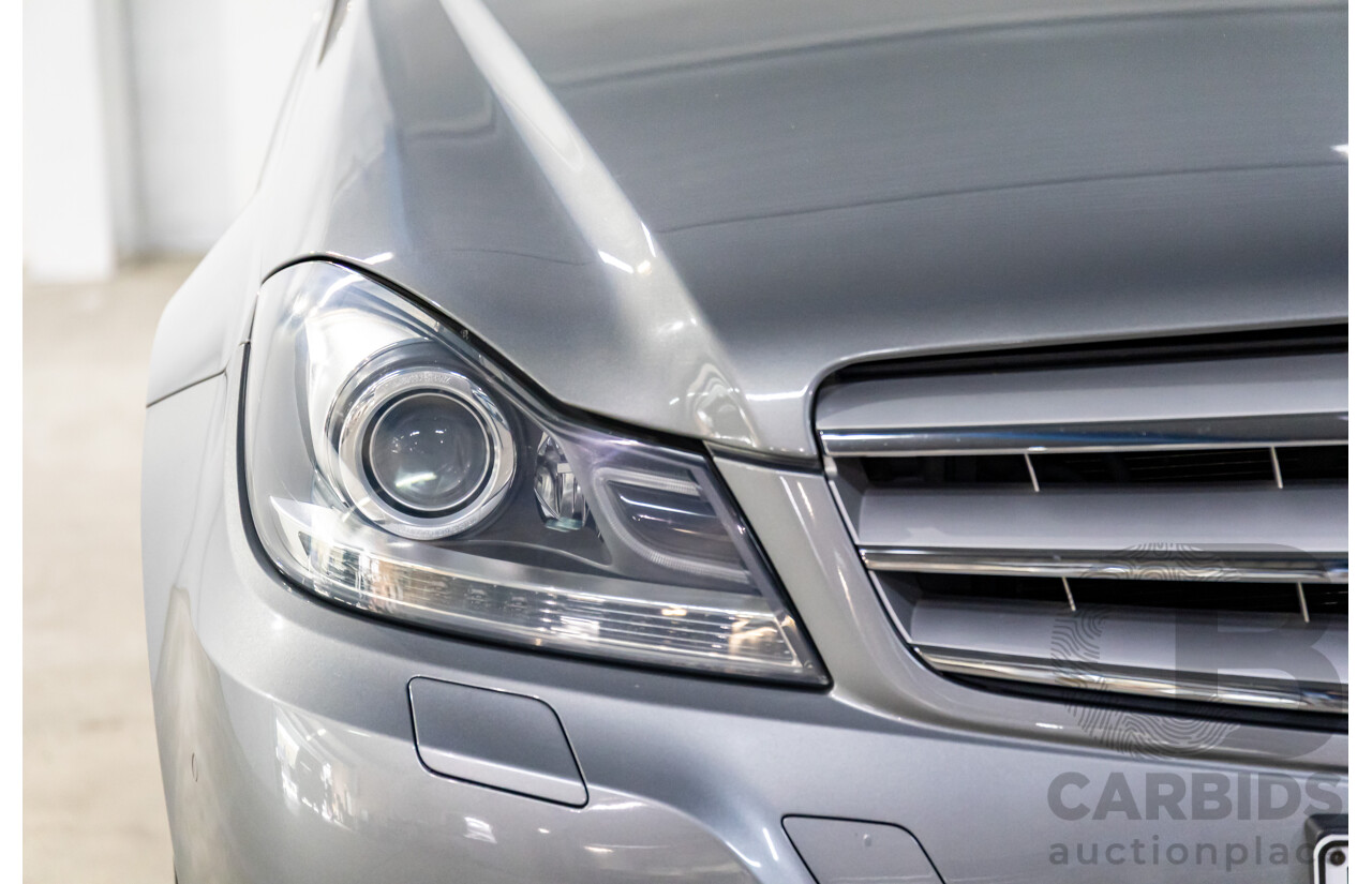 6/2011 Mercedes-Benz C200 CGI W204 MY10 4d Sedan Palladium Silver Turbo 1.8L