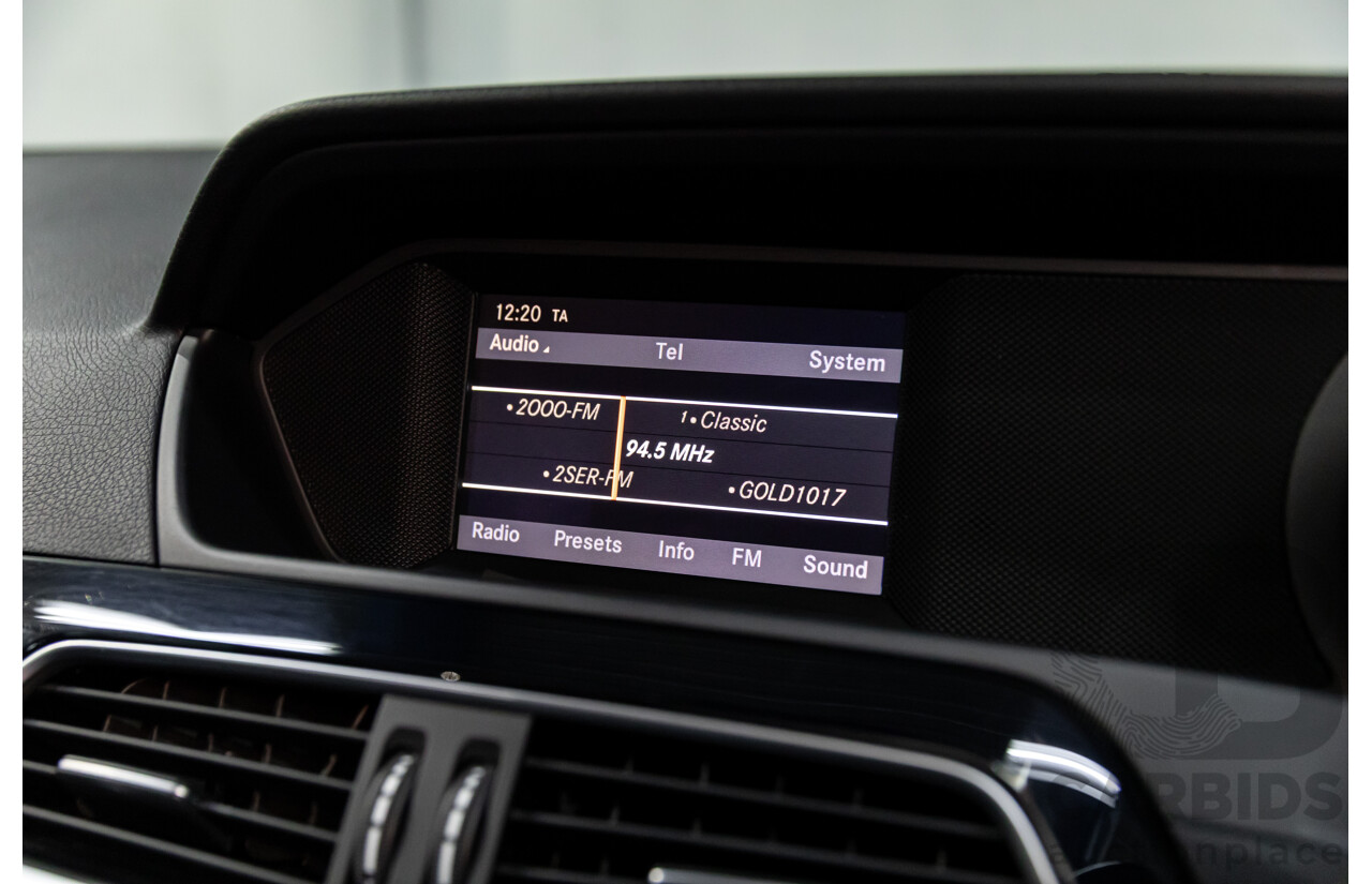 6/2011 Mercedes-Benz C200 CGI W204 MY10 4d Sedan Palladium Silver Turbo 1.8L