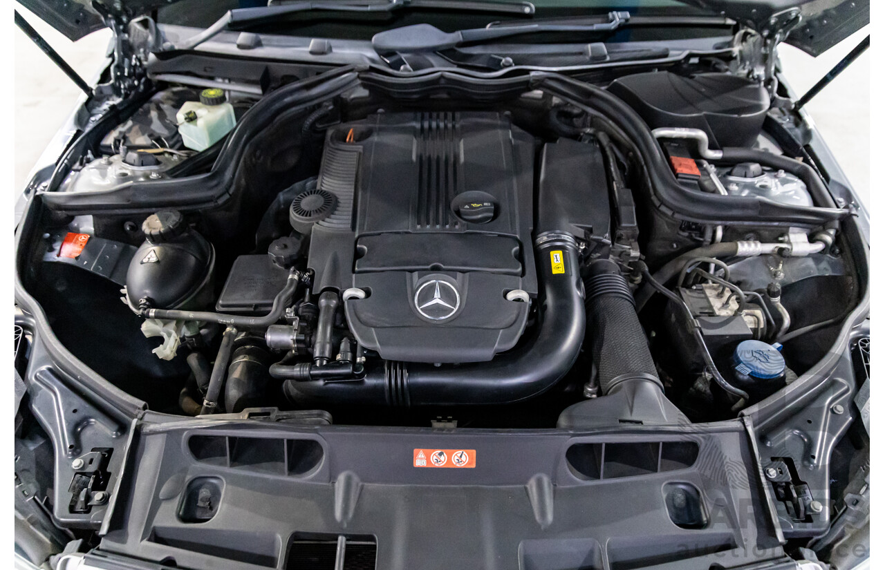 6/2011 Mercedes-Benz C200 CGI W204 MY10 4d Sedan Palladium Silver Turbo 1.8L