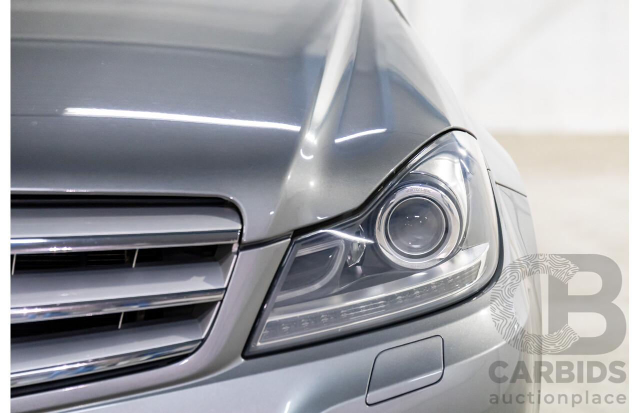 6/2011 Mercedes-Benz C200 CGI W204 MY10 4d Sedan Palladium Silver Turbo 1.8L