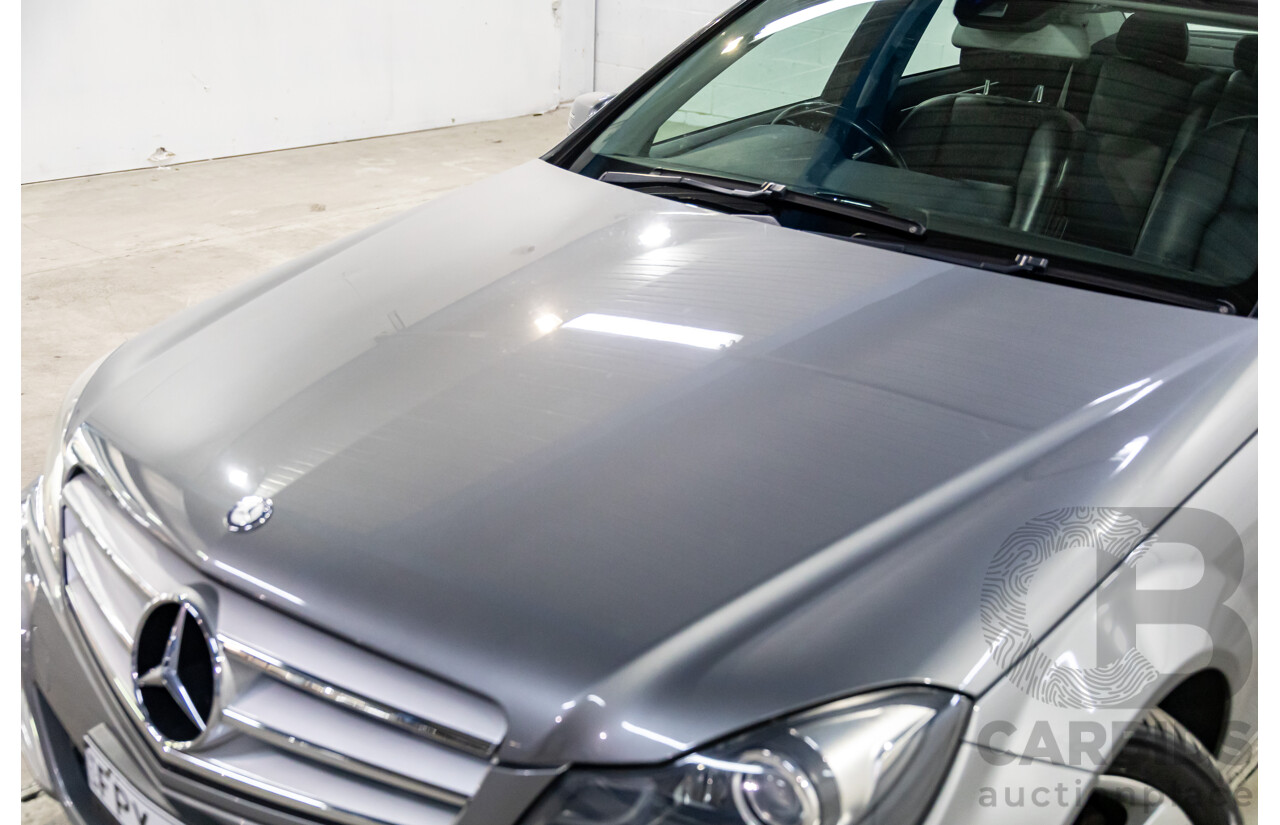 6/2011 Mercedes-Benz C200 CGI W204 MY10 4d Sedan Palladium Silver Turbo 1.8L