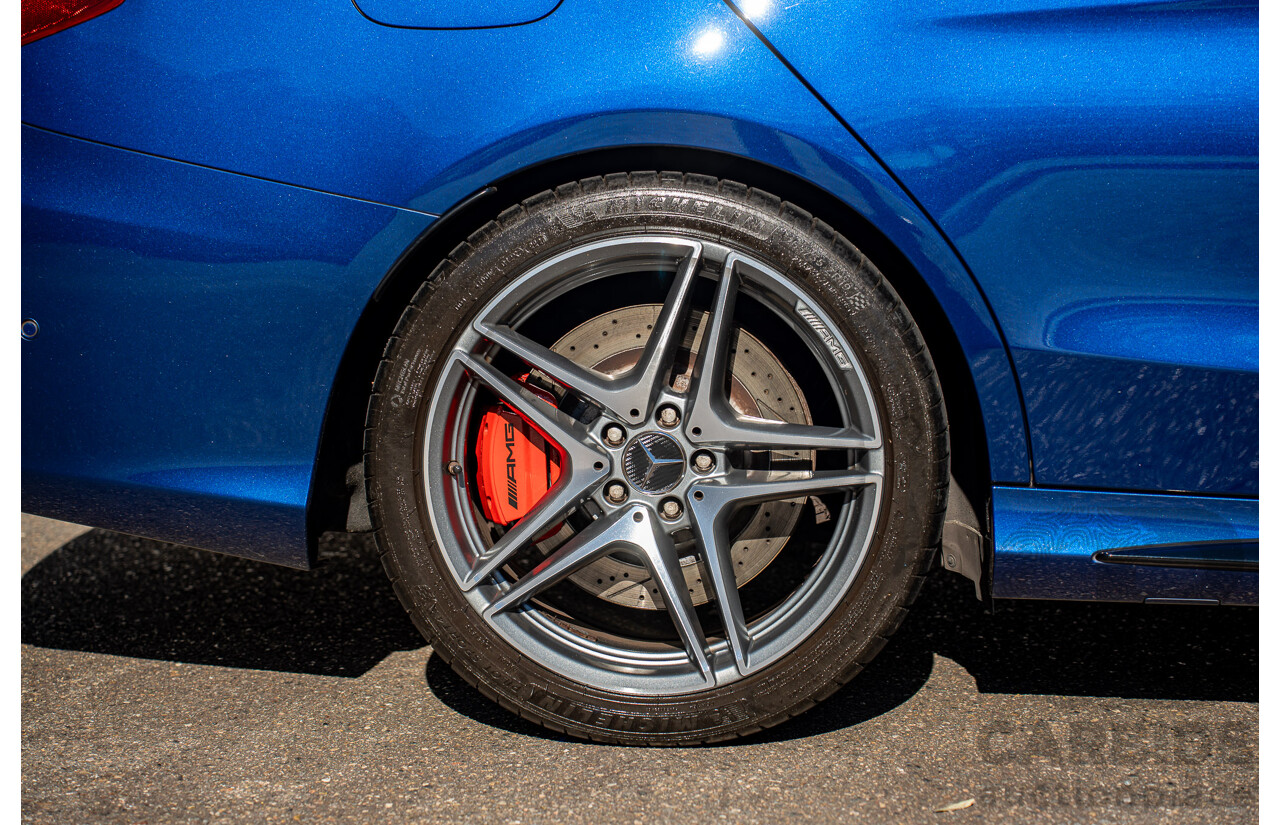 7/2015 Mercedes-Benz C63 AMG S 205 4d Wagon Brilliant Blue Metallic Twin Turbo V8 4.0L