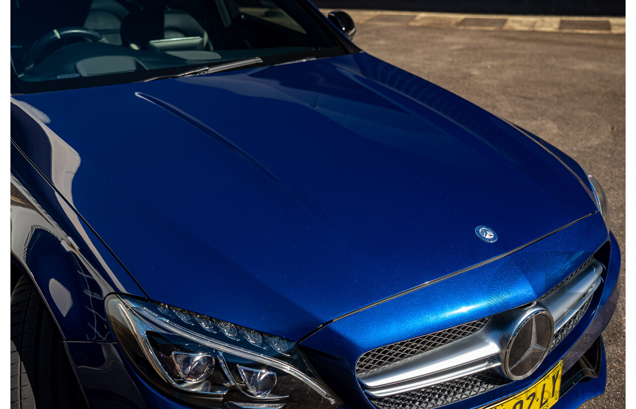 7/2015 Mercedes-Benz C63 AMG S 205 4d Wagon Brilliant Blue Metallic Twin Turbo V8 4.0L