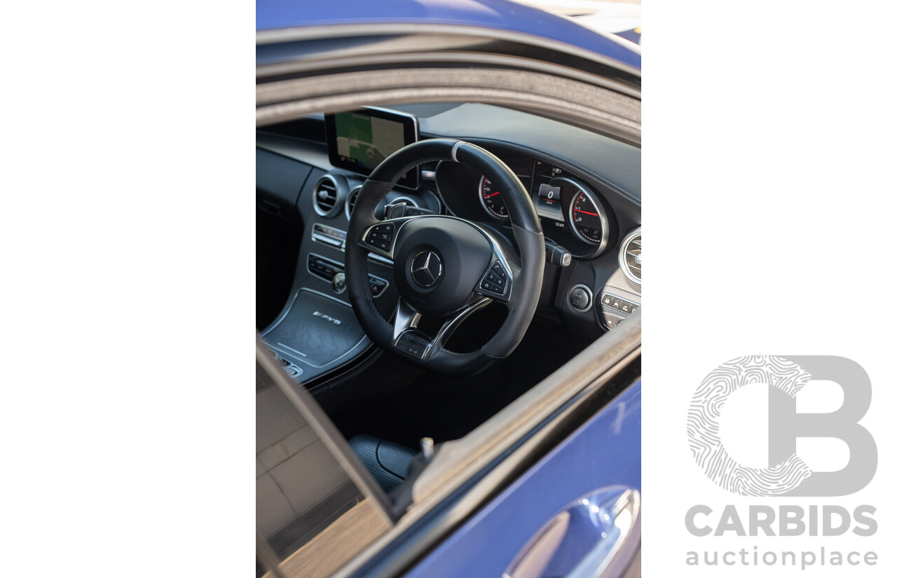 7/2015 Mercedes-Benz C63 AMG S 205 4d Wagon Brilliant Blue Metallic Twin Turbo V8 4.0L