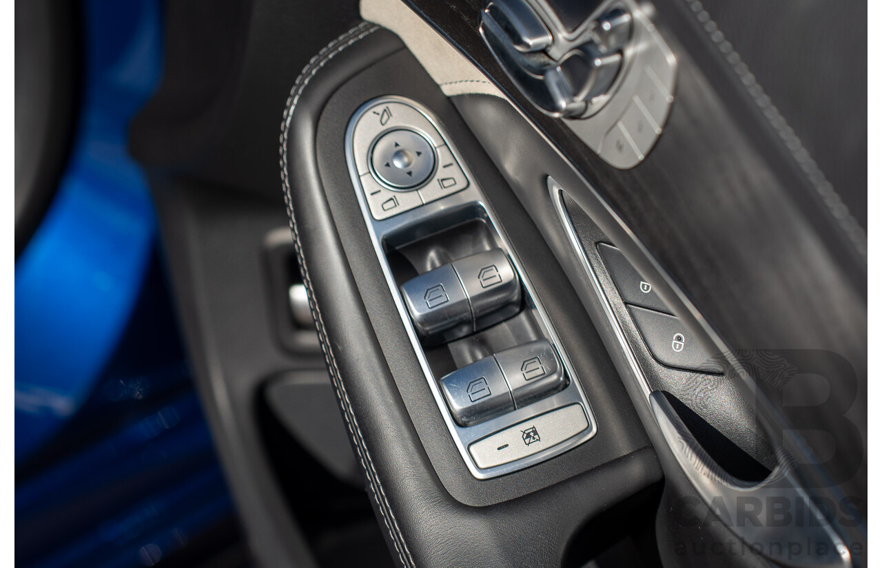 7/2015 Mercedes-Benz C63 AMG S 205 4d Wagon Brilliant Blue Metallic Twin Turbo V8 4.0L