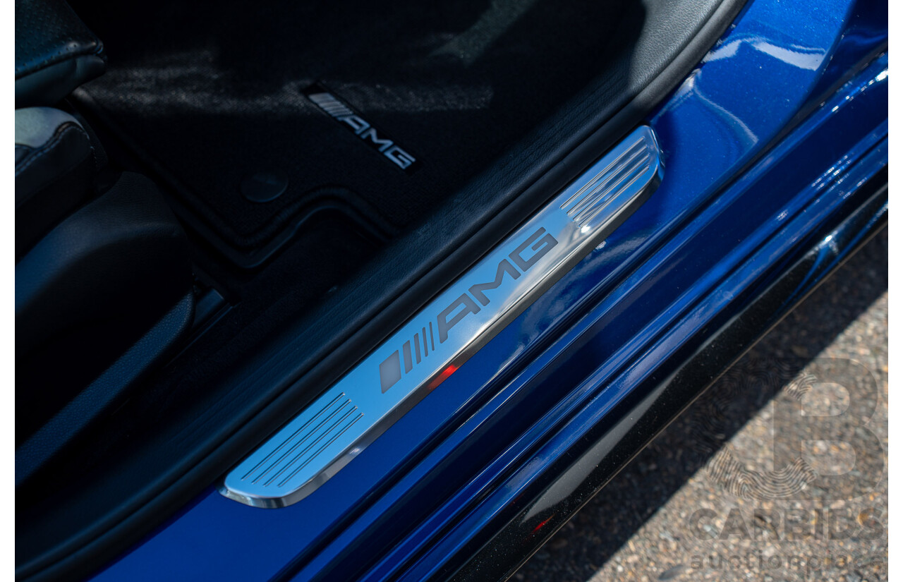 7/2015 Mercedes-Benz C63 AMG S 205 4d Wagon Brilliant Blue Metallic Twin Turbo V8 4.0L