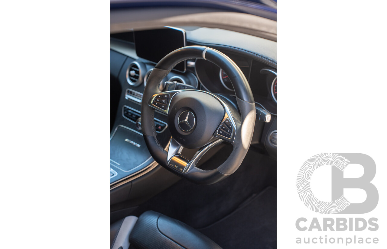 7/2015 Mercedes-Benz C63 AMG S 205 4d Wagon Brilliant Blue Metallic Twin Turbo V8 4.0L
