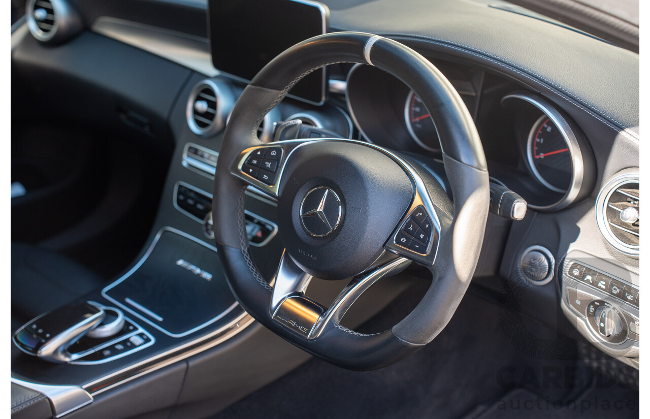 7/2015 Mercedes-Benz C63 AMG S 205 4d Wagon Brilliant Blue Metallic Twin Turbo V8 4.0L