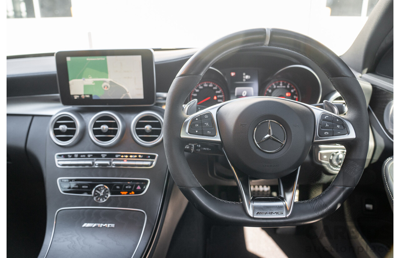 7/2015 Mercedes-Benz C63 AMG S 205 4d Wagon Brilliant Blue Metallic Twin Turbo V8 4.0L