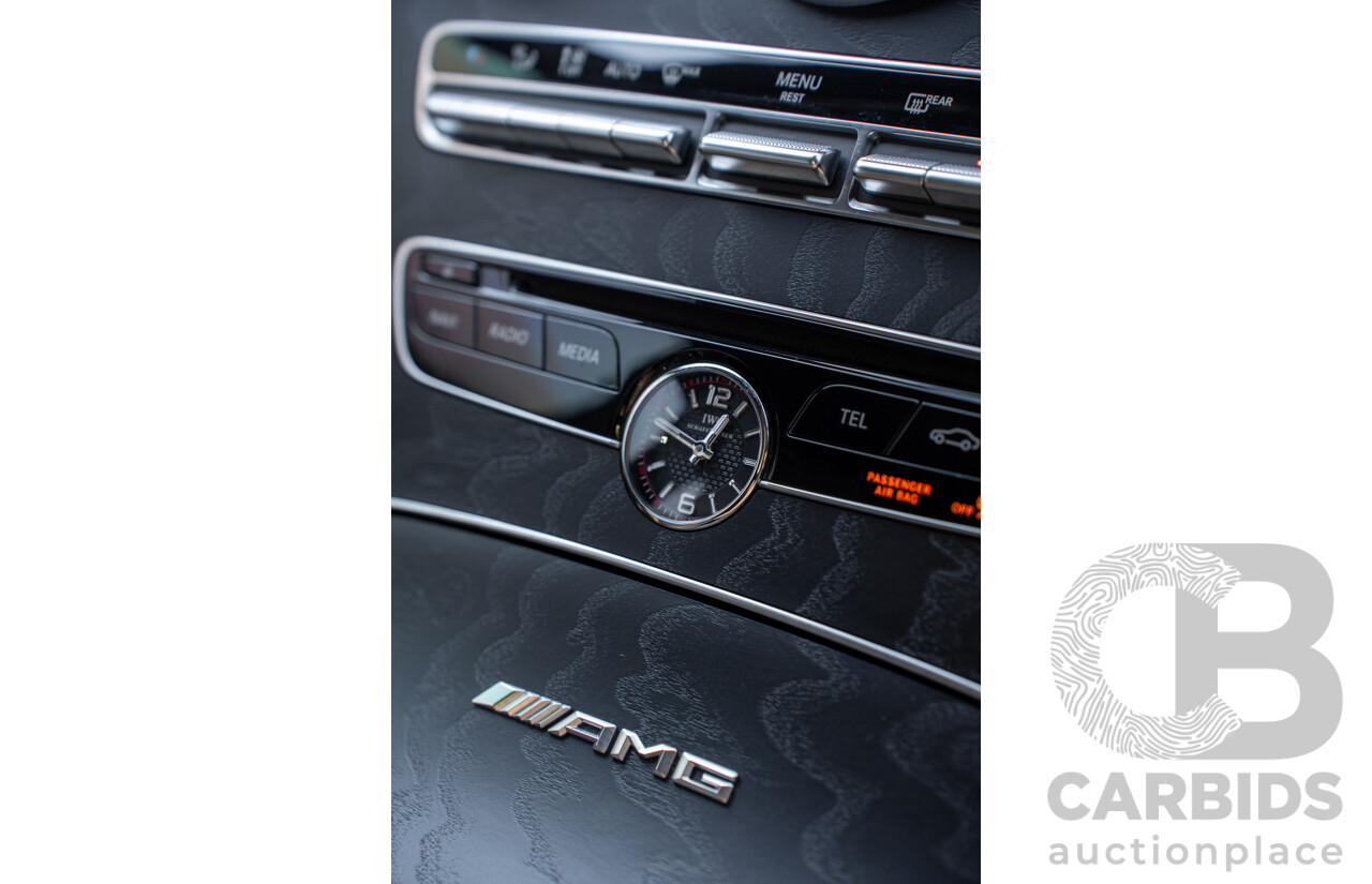 7/2015 Mercedes-Benz C63 AMG S 205 4d Wagon Brilliant Blue Metallic Twin Turbo V8 4.0L