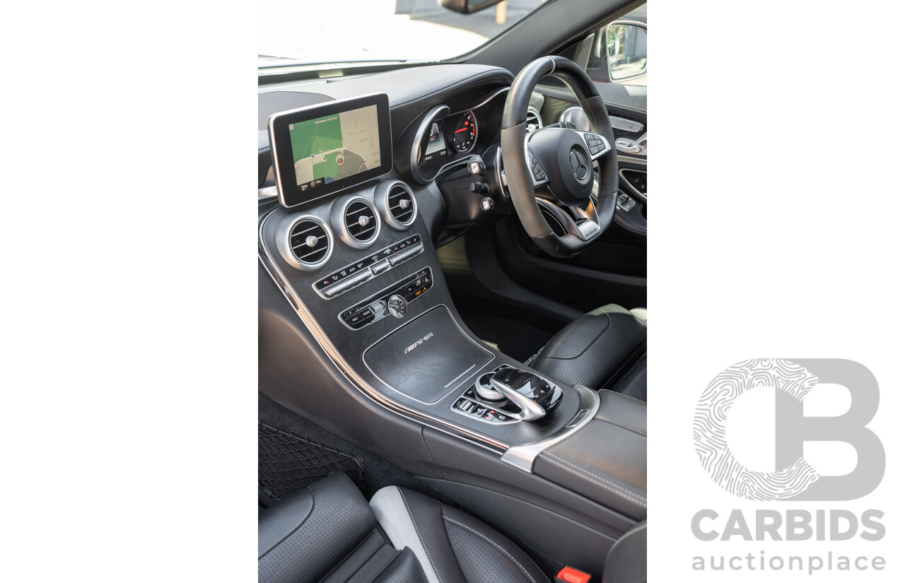 7/2015 Mercedes-Benz C63 AMG S 205 4d Wagon Brilliant Blue Metallic Twin Turbo V8 4.0L