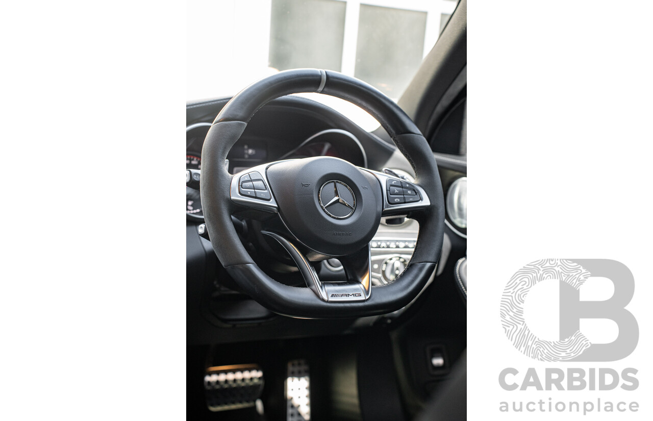 7/2015 Mercedes-Benz C63 AMG S 205 4d Wagon Brilliant Blue Metallic Twin Turbo V8 4.0L