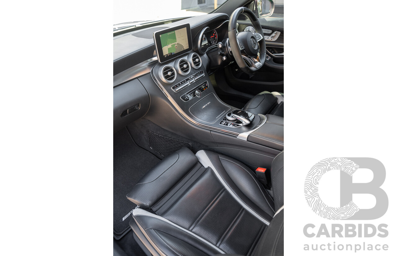 7/2015 Mercedes-Benz C63 AMG S 205 4d Wagon Brilliant Blue Metallic Twin Turbo V8 4.0L