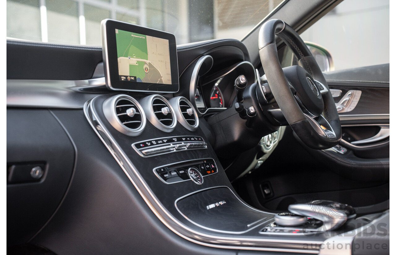7/2015 Mercedes-Benz C63 AMG S 205 4d Wagon Brilliant Blue Metallic Twin Turbo V8 4.0L